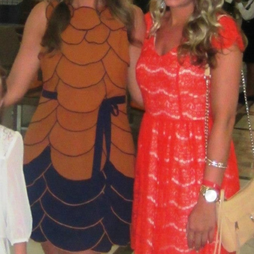 Scale Pattern Dress - image 3